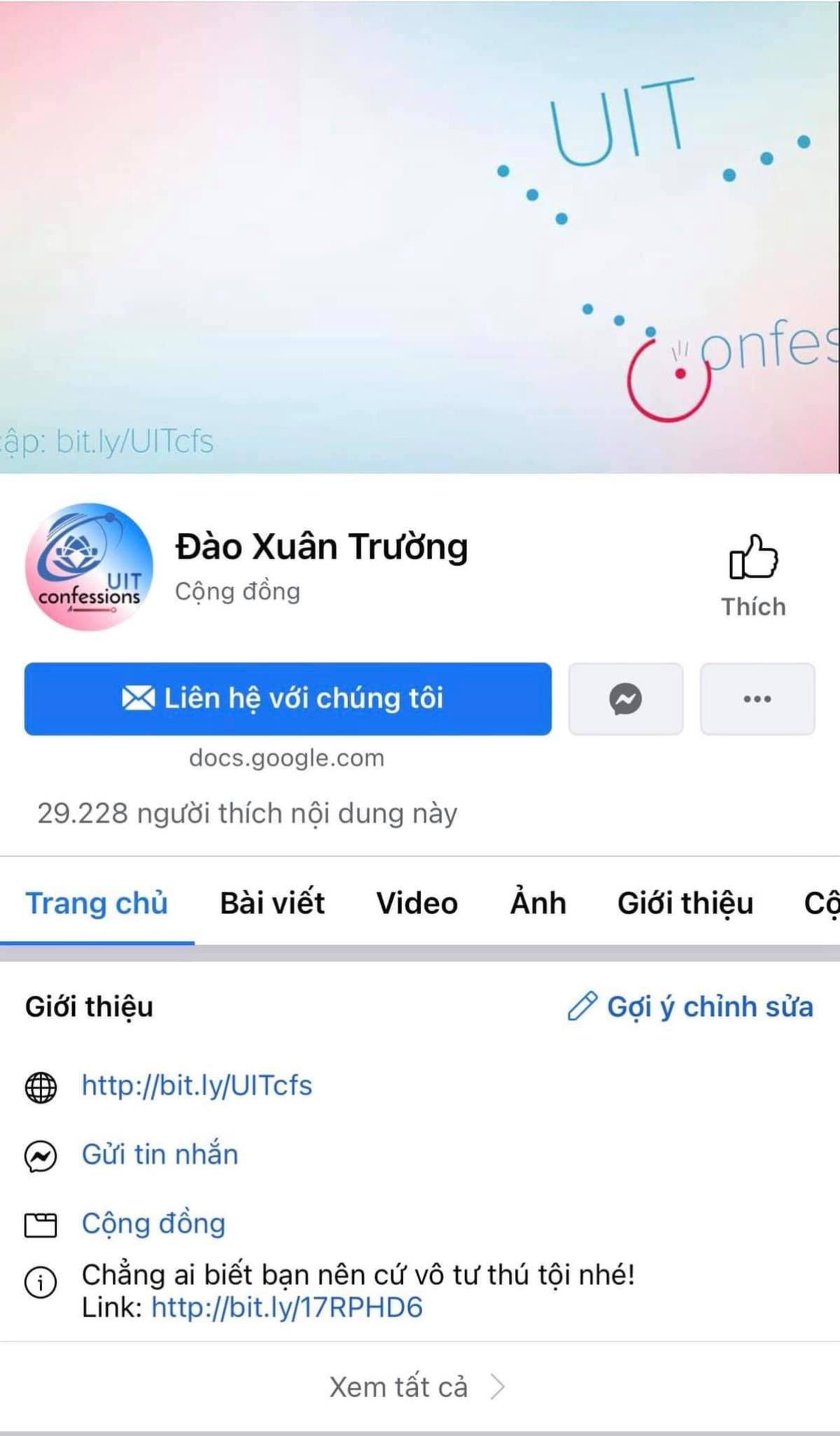 Hàng loạt fanpage các trường Đại học bị đổi tên thành 'Đào Xuân Trường' khiến giới sinh viên xôn xao Ảnh 2