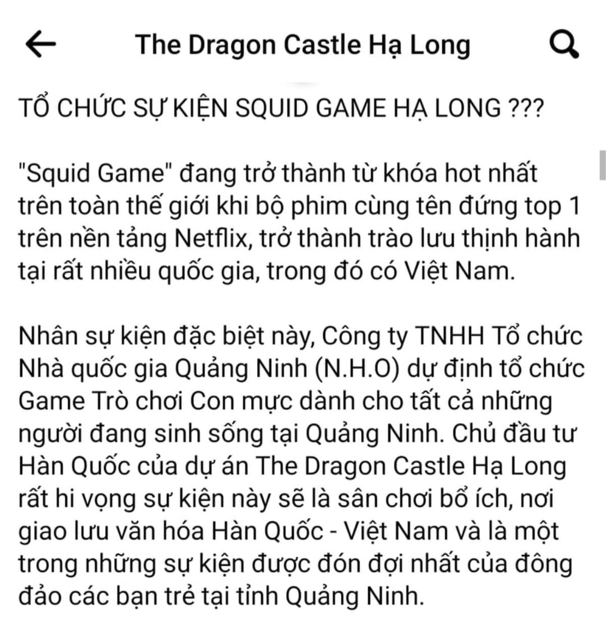 Rộ tin đồn Hạ Long tổ chức trò chơi 'Squid Game' quy mô 200 người, netizen vạch ra 3 điểm bất thường Ảnh 7