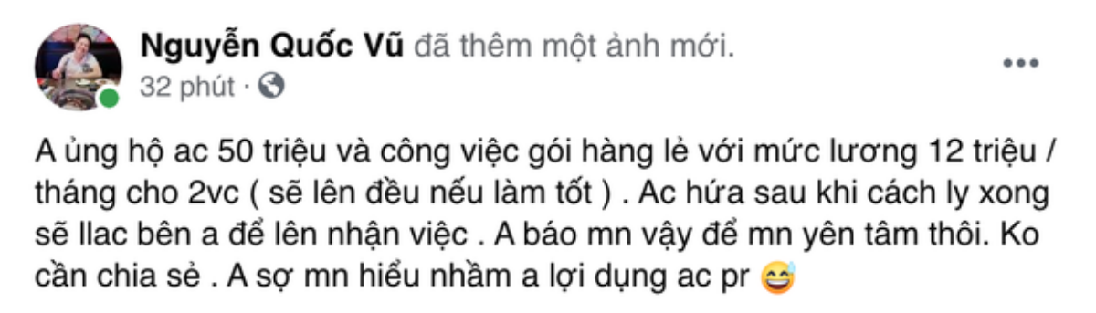 Một vị đại gia ủng hộ chủ của '15 chú chó bị tiêu hủy' 50 triệu đồng, hứa sẽ sắp xếp việc làm Ảnh 1