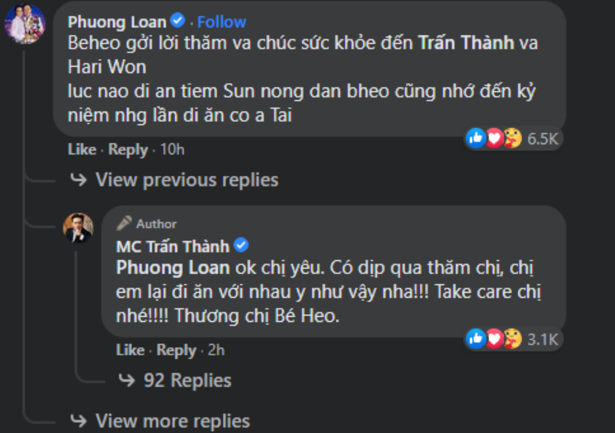 Giữa lúc Trấn Thành gặp 'biến cố' vì bị netizen tẩy chay, bà xã Chí Tài gửi lời nhắn cảm động Ảnh 1