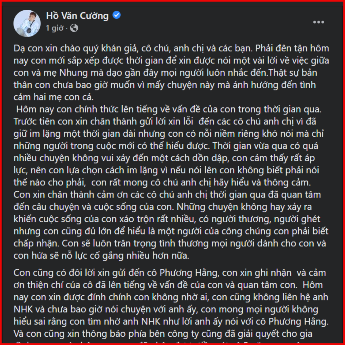 Sau khi chấm dứt hợp đồng với phía Phi Nhung, Hồ Văn Cường đã lập kênh Tik Tok của riêng mình? Ảnh 2