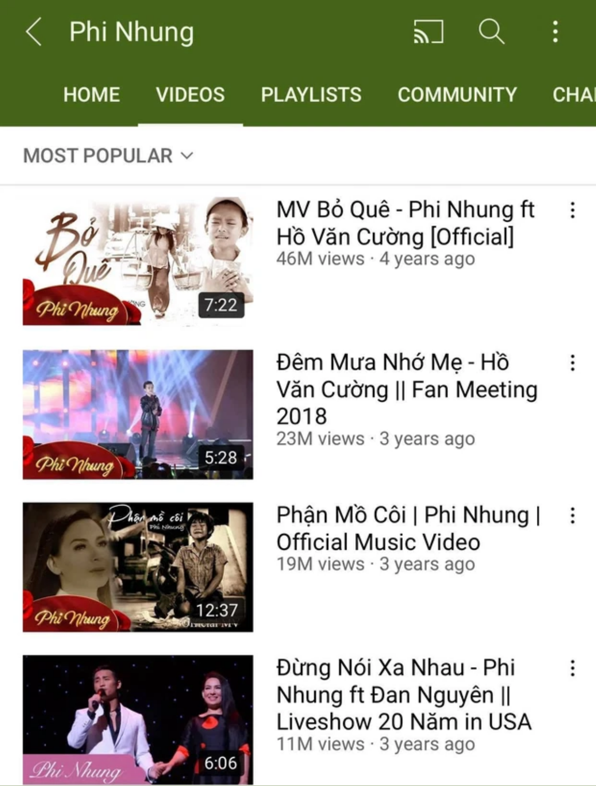 Giữa muôn trùng bản hit, MV đạt nhiều view nhất của Phi Nhung lại là sản phẩm kết hợp với Hồ Văn Cường Ảnh 7