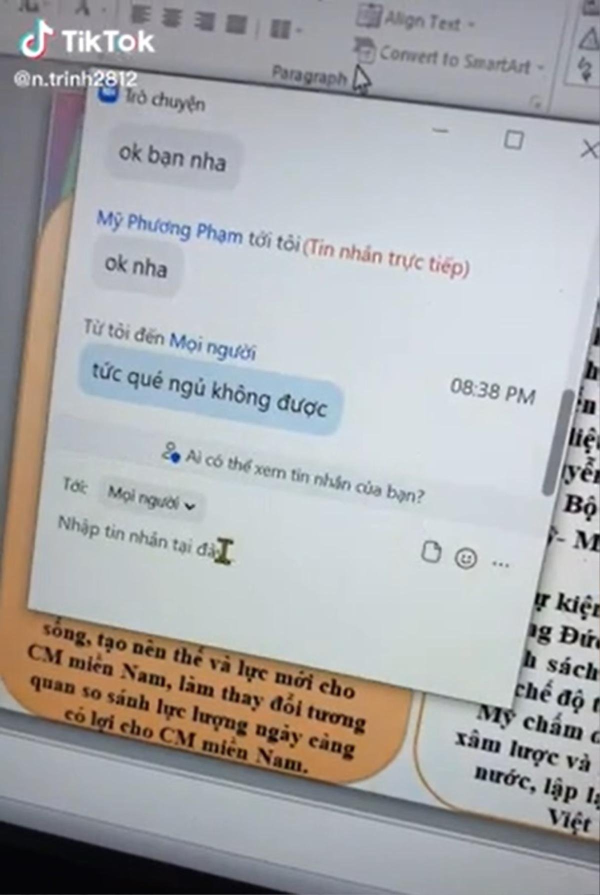 Gửi nhầm tin nhắn vào nhóm chat lớp khi học online, nữ sinh bị thầy giáo lên tiếng 'dằn mặt' cực khéo Ảnh 1