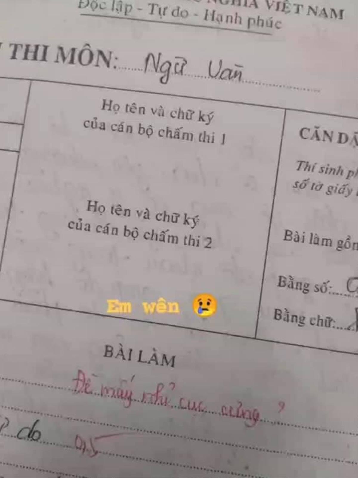 Nữ sinh làm bài thiếu 1 câu vẫn được cô cho điểm cao, đọc sang lời phê mới khiến dân tình thêm thích thú Ảnh 2