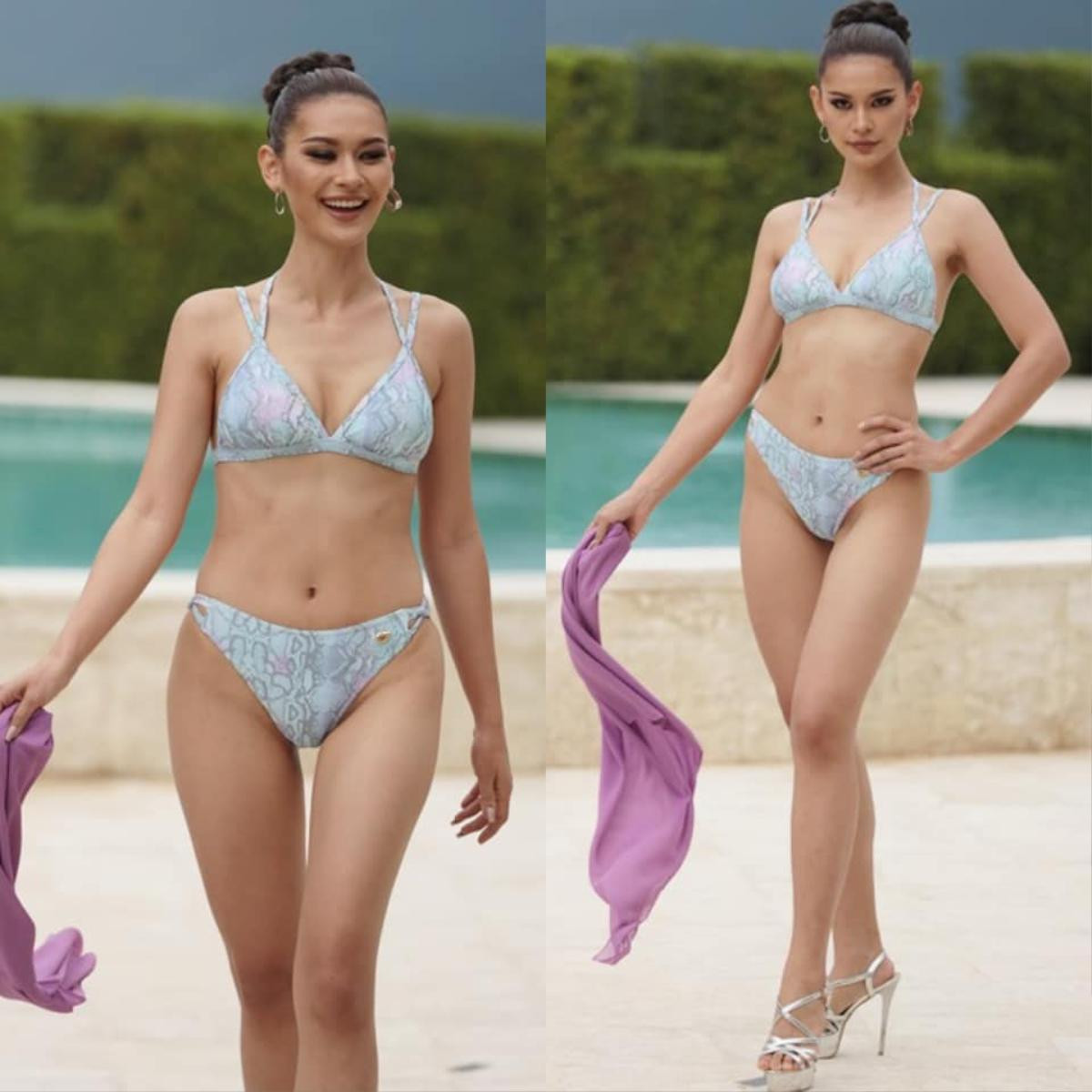 Thí sinh Miss Universe Thái Lan 2021 lộ mỡ bụng núng nính khi thi đồ bơi Ảnh 2