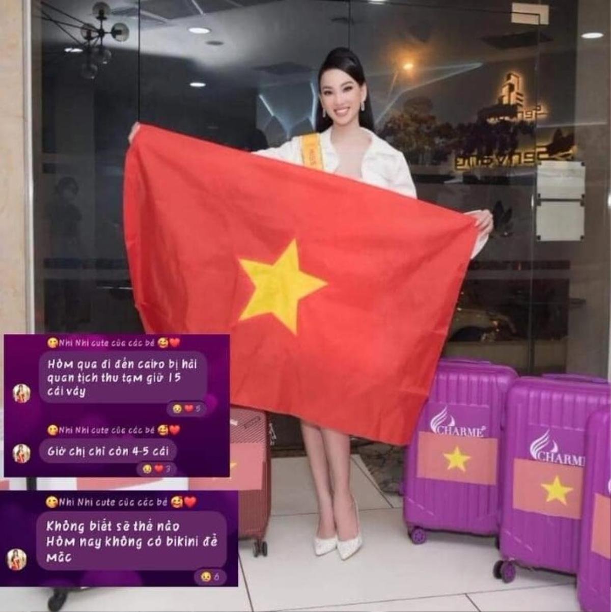 Diễn biến mới việc Ái Nhi bị hải quan giữ hành lý vì nghi buôn lậu khi đi thi Miss Intercontinental Ảnh 3