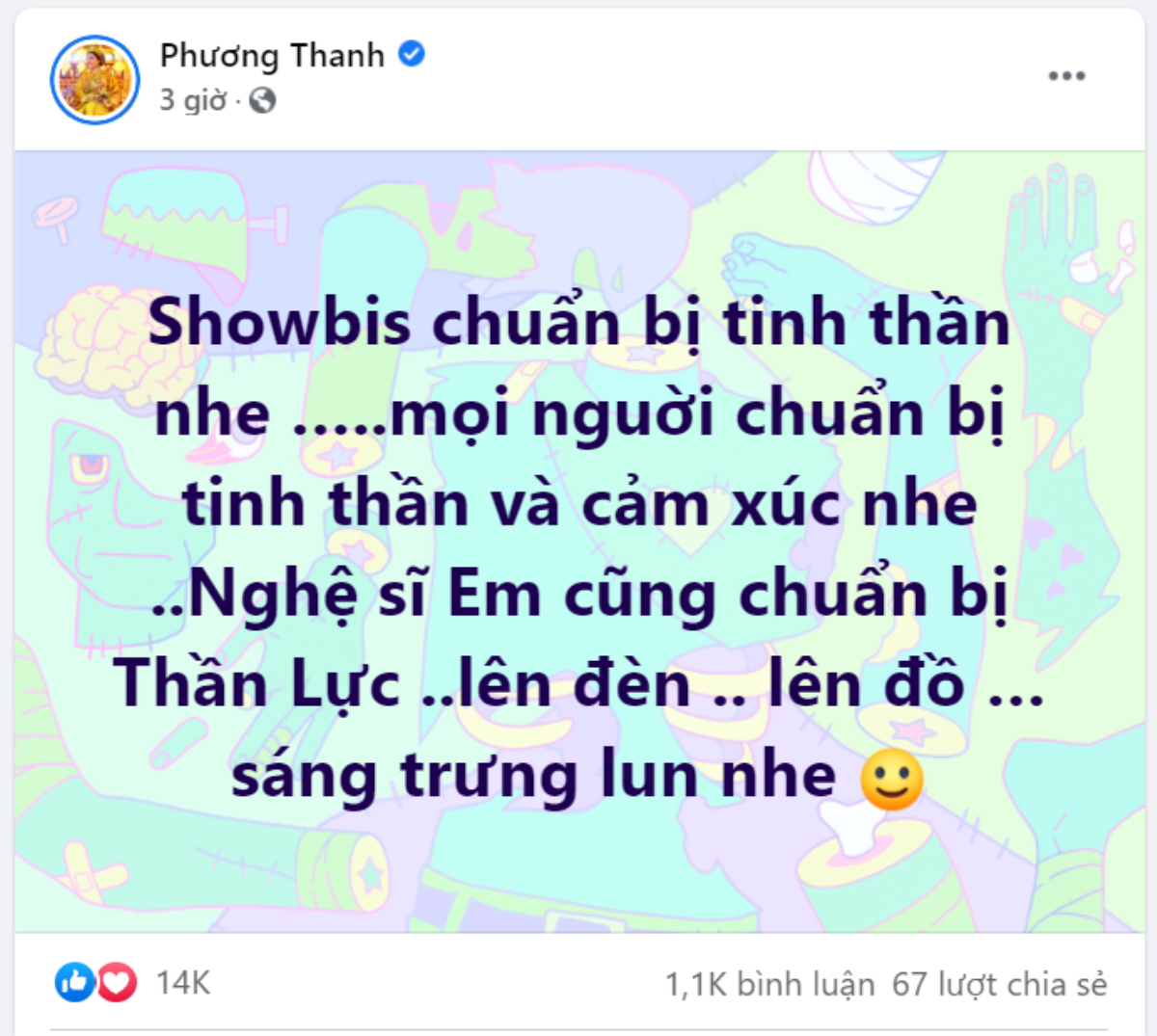 Phương Thanh kêu gọi 'showbiz chuẩn bị tinh thần', netizen thắc mắc liệu có biến gì chăng? Ảnh 1