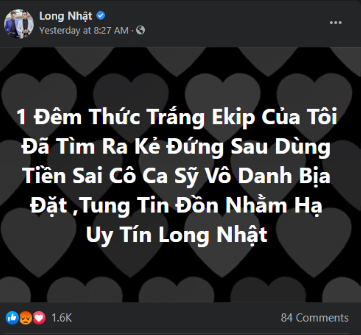 Long Nhật ẩn ý chấm dứt ồn ào đấu tố, khán giả khuyên nên kiện để lấy lại danh dự Ảnh 1