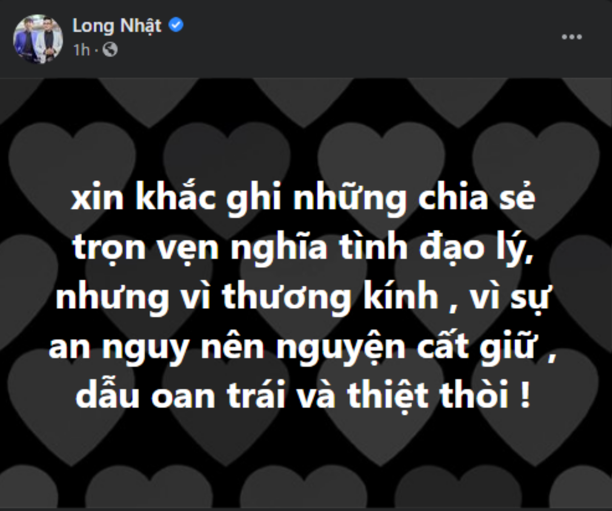 Long Nhật ẩn ý chấm dứt ồn ào đấu tố, khán giả khuyên nên kiện để lấy lại danh dự Ảnh 2