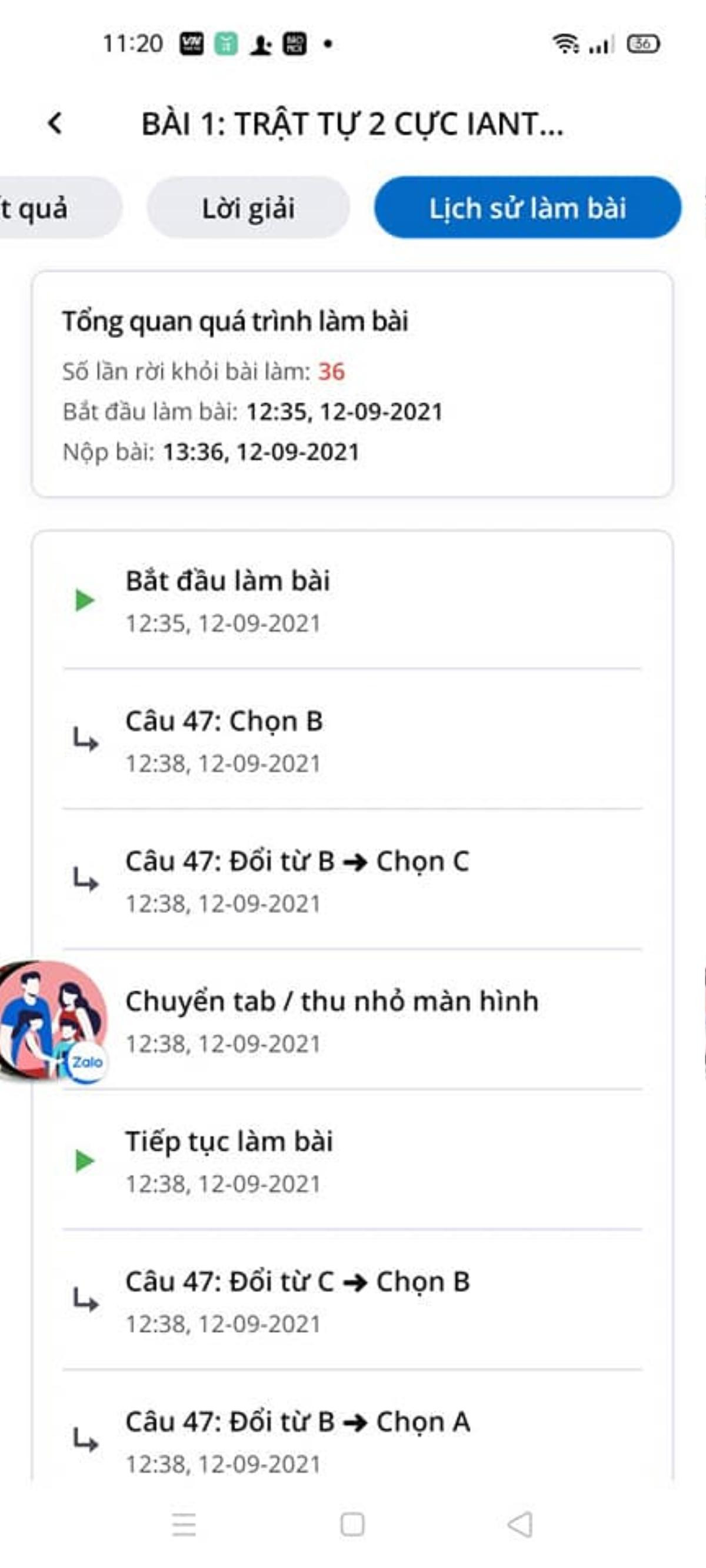 Nam sinh thi online chỉ trong 17 phút, lúc nộp bài mới ngã ngửa khi thấy thông báo của giáo viên Ảnh 2