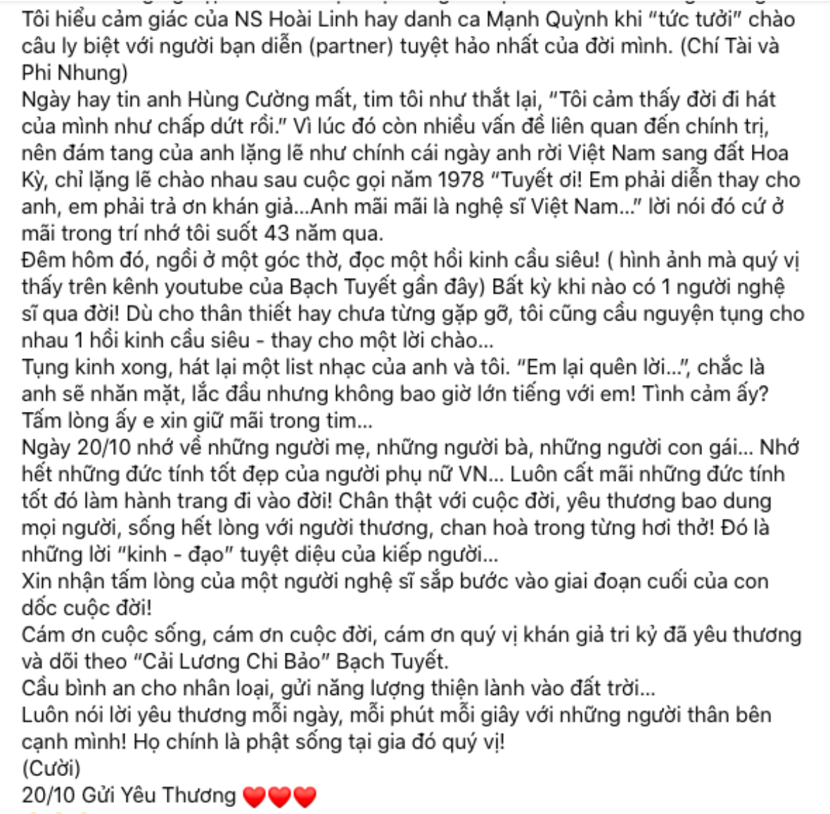 NSND Bạch Tuyết tiết lộ bí mật với cố nghệ sĩ Hùng Cường cách đây hơn 40 năm Ảnh 4