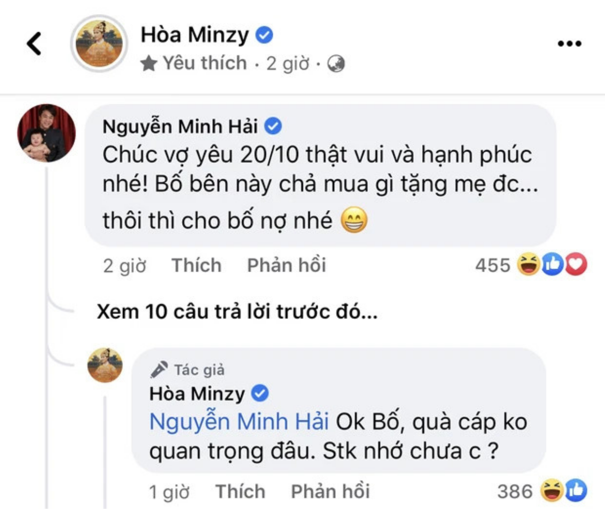 Hòa Minzy 'đòi' một món quà đặc biệt ai cũng mê từ ông xã trong ngày 20/10 Ảnh 2