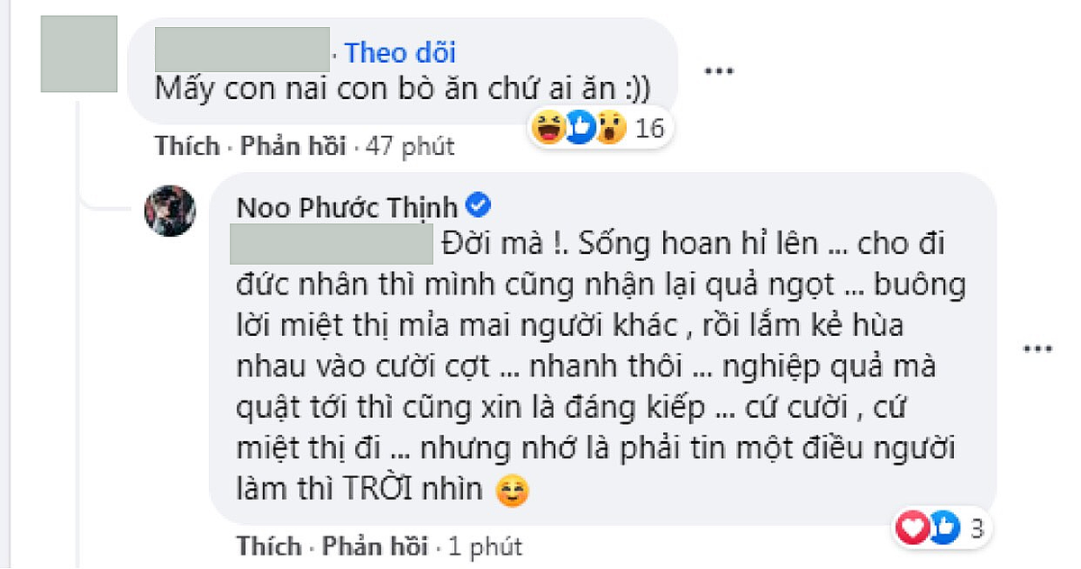 Noo Phước Thịnh đăng ảnh 'mời gọi' fan nữ đến 'ăn thịt', phản pháo khi bị netizen xóc xiểm giới tính Ảnh 3