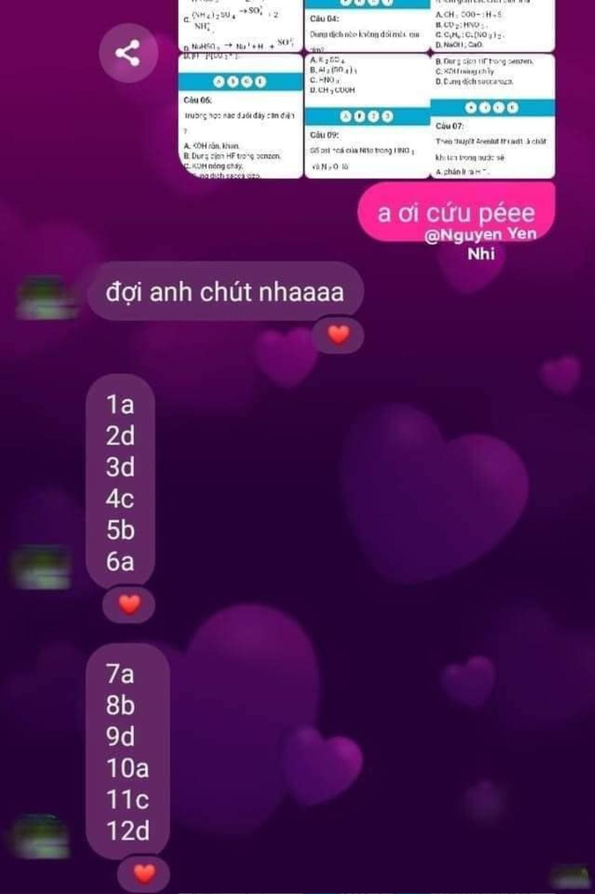 Nhờ bạn trai làm hộ bài thi online, kết quả nhận được khiến nữ sinh chỉ biết 'câm nín' Ảnh 1