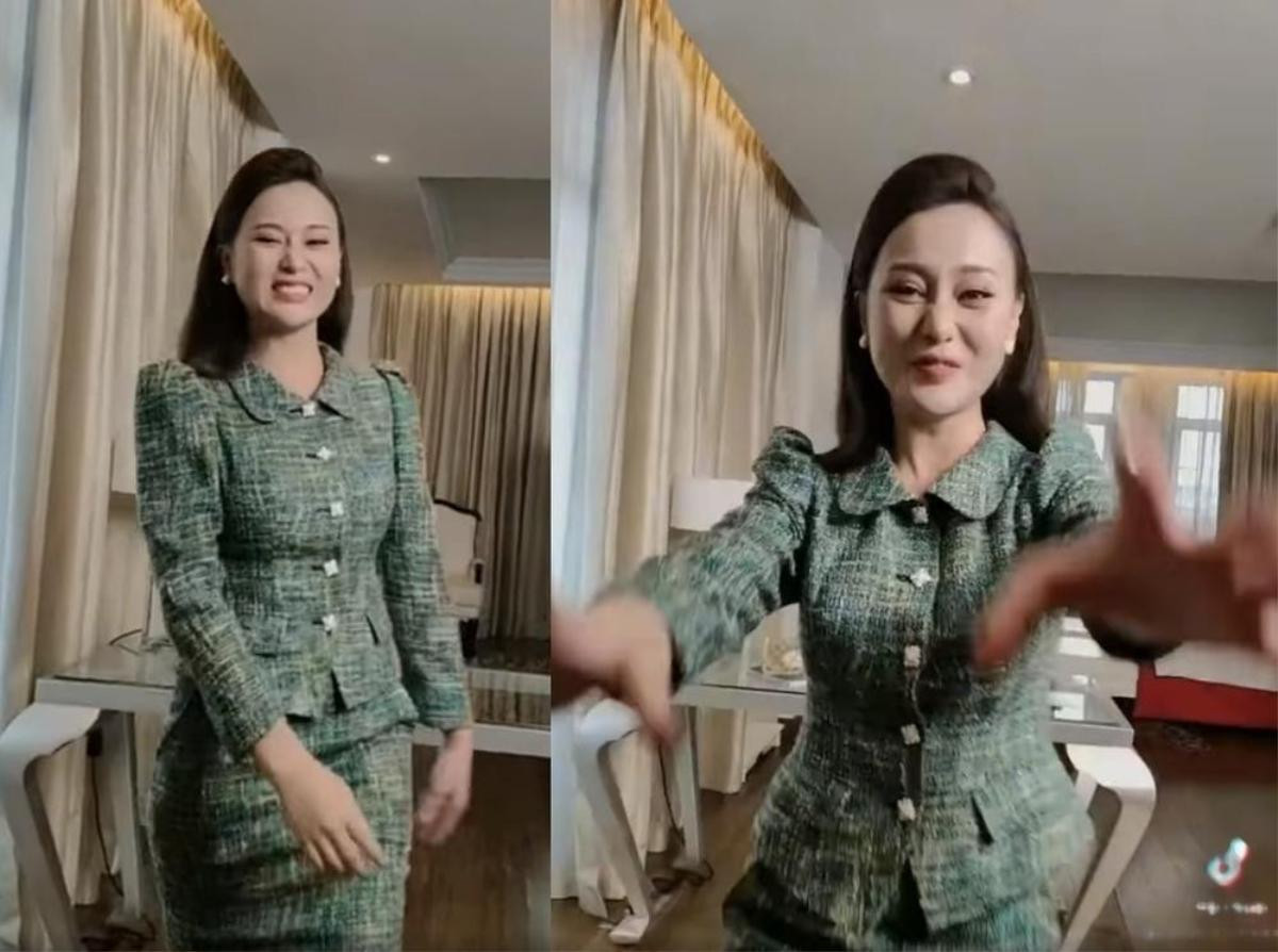 'Nam nọng' Phương Oanh tròn lẳn trong clip hậu trường, khác hẳn ảnh tự đăng Ảnh 6