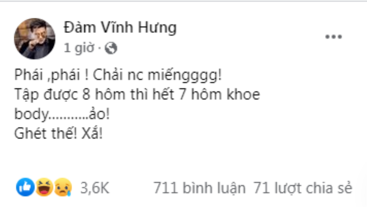 Đàm Vĩnh Hưng khiến netizen cười ngất với pha dìm hàng Vũ Hà: 'Tập 8 hôm thì hết 7 hôm khoe body ảo' Ảnh 2