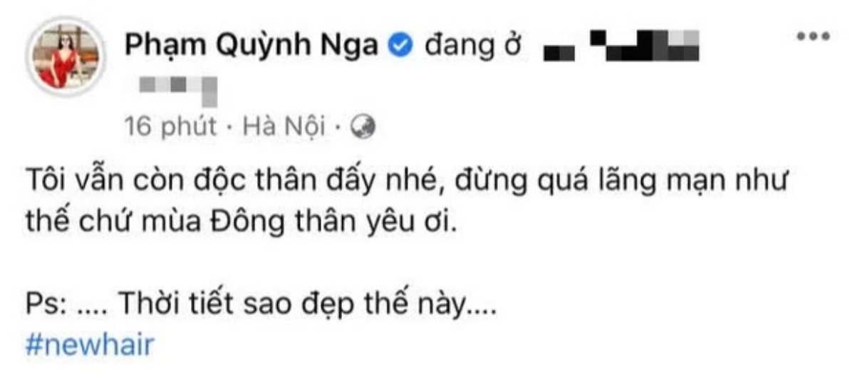 Quỳnh Nga bất ngờ khẳng định đang độc thân, Việt Anh liền có động thái phản ứng Ảnh 2