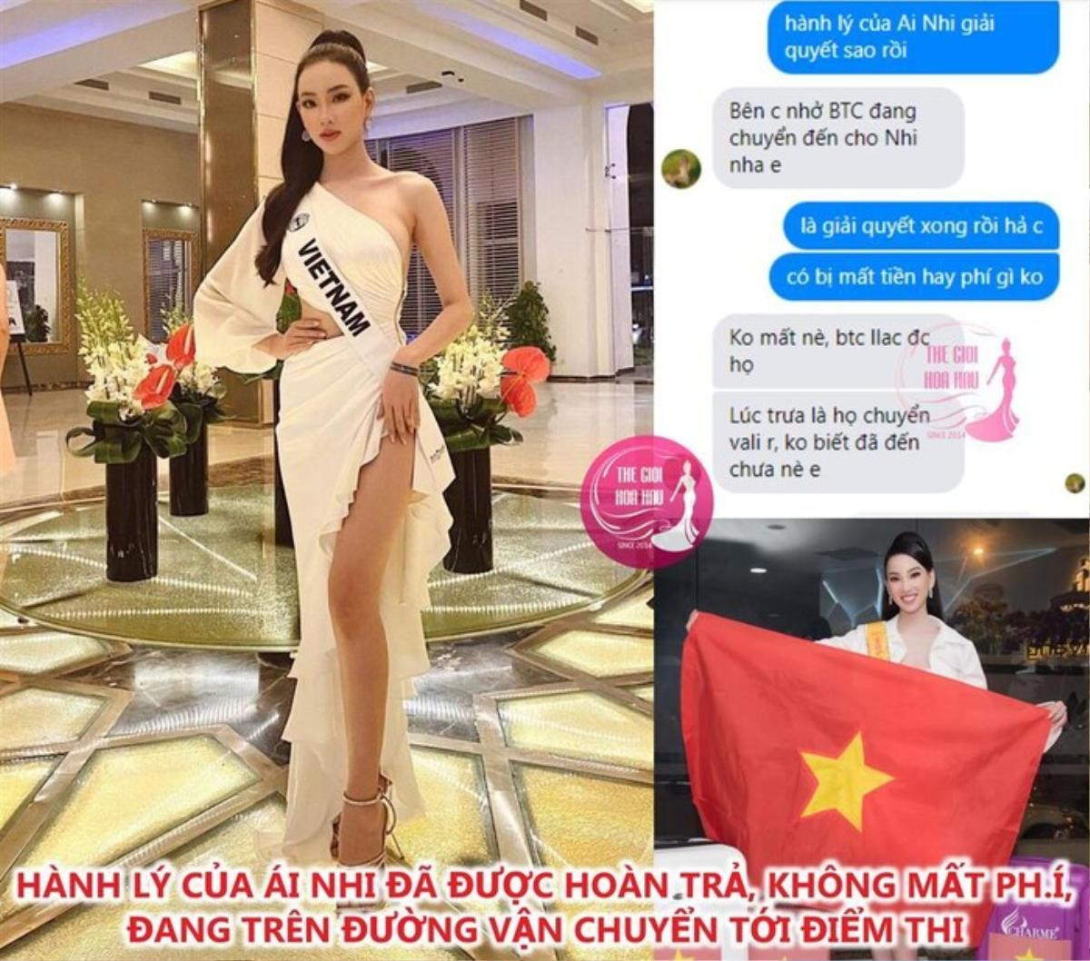 Sau bao nỗ lực, Ái Nhi vẫn không lấy lại được hành lý bị tịch thu khi tham gia Miss Intercontinental 2021 Ảnh 5