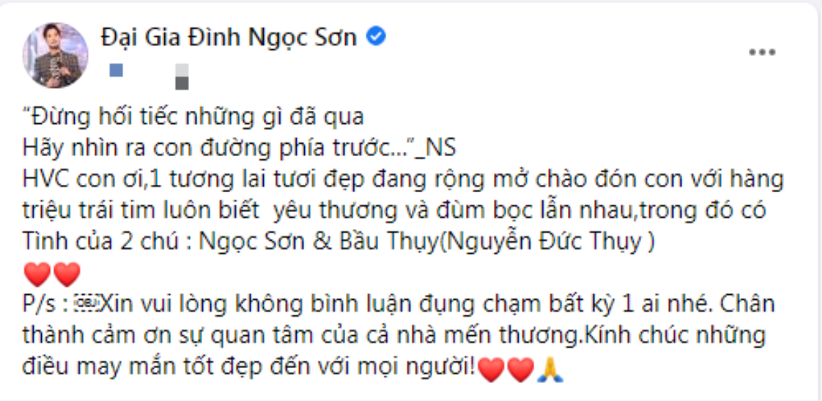 Sau khi tuyên bố xây nhà cho Hồ Văn Cường, bầu Thụy cùng Ngọc Sơn sẽ làm một điều tặng con nuôi Phi Nhung Ảnh 2