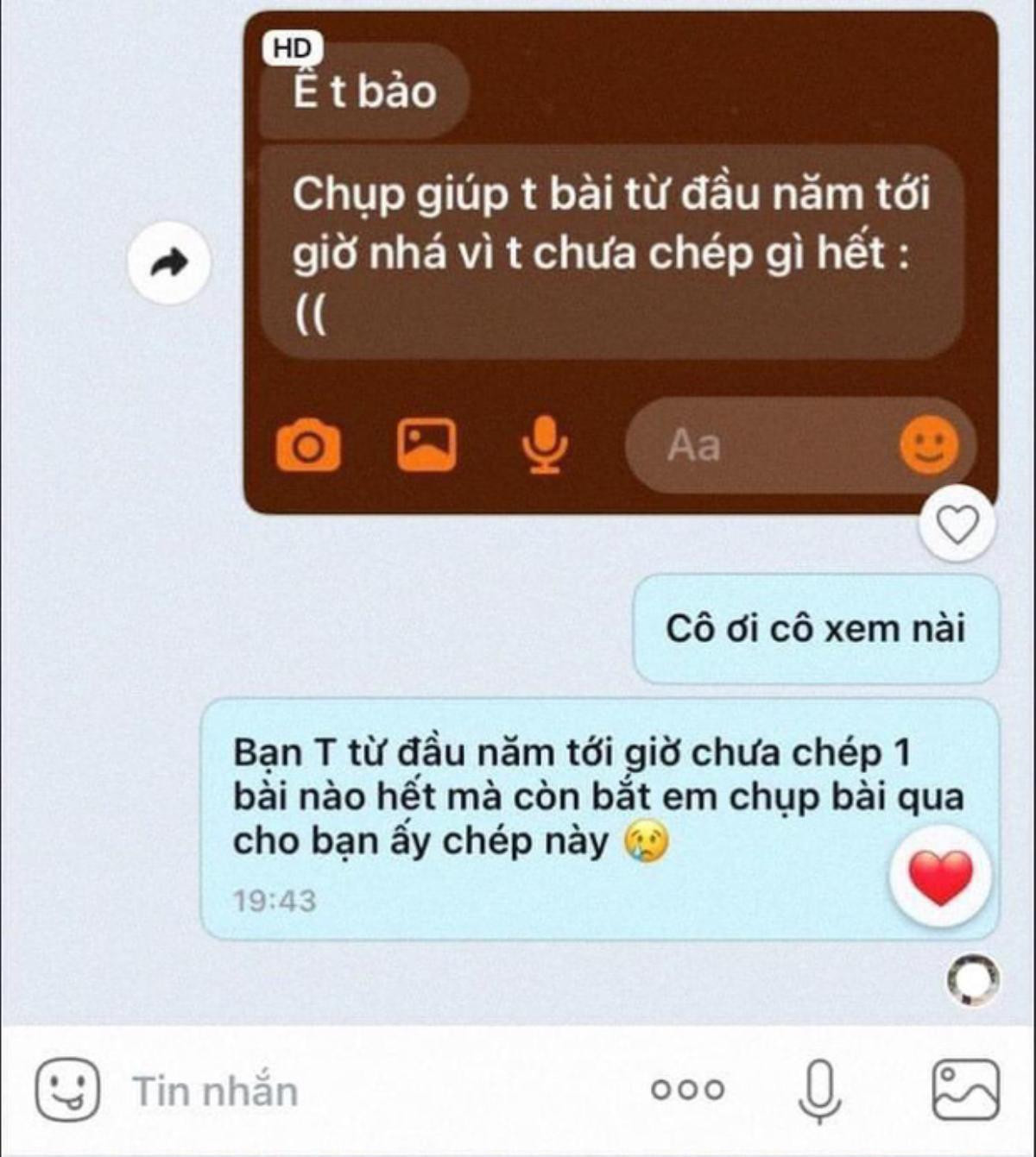 Không chép bài lớp online từ đầu năm học, nam sinh vội cầu cứu và pha xử lý cực quyết đoán của người bạn Ảnh 1