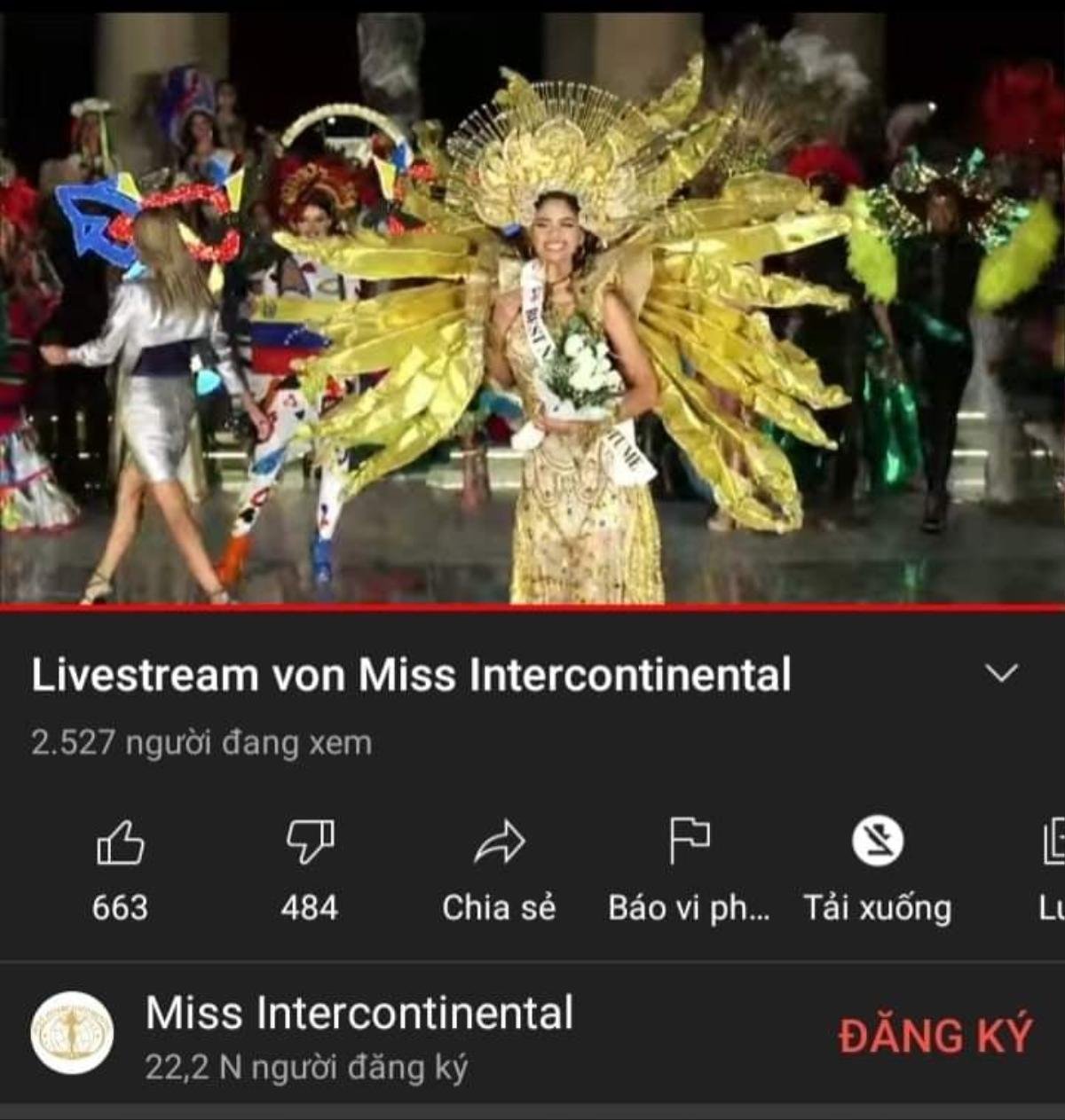 Chung kết Miss Intercontinental bị nhận xét kém chất lượng, fan tưởng như xem lô tô, hội chợ Ảnh 1