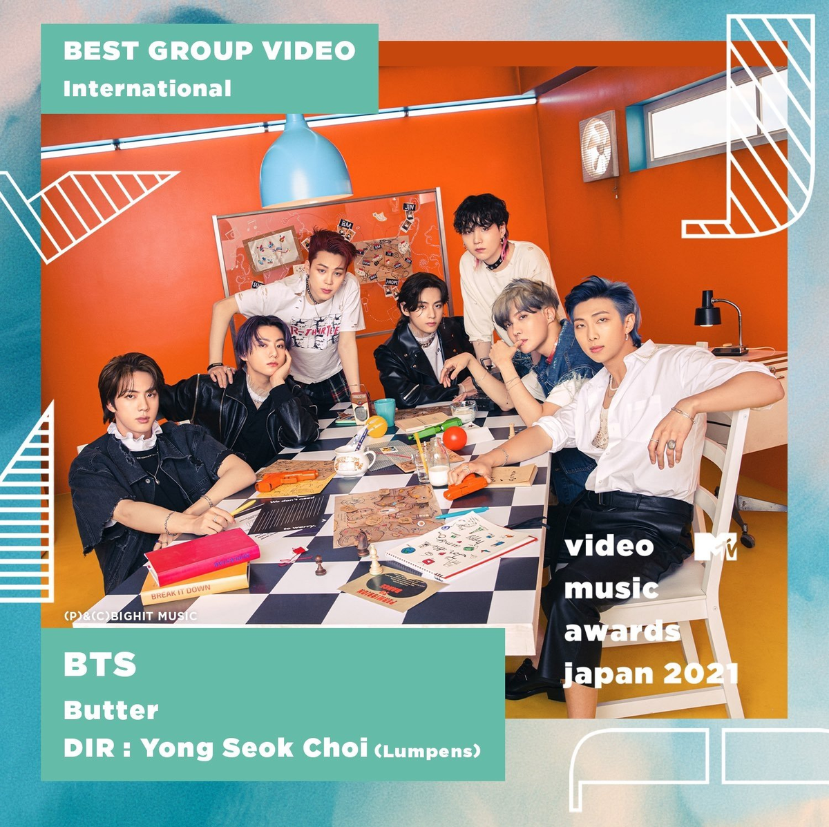 BTS tiếp tục 'trúng lớn' tại lễ trao giải MTV Video Music Awards 2021 Nhật Bản Ảnh 3