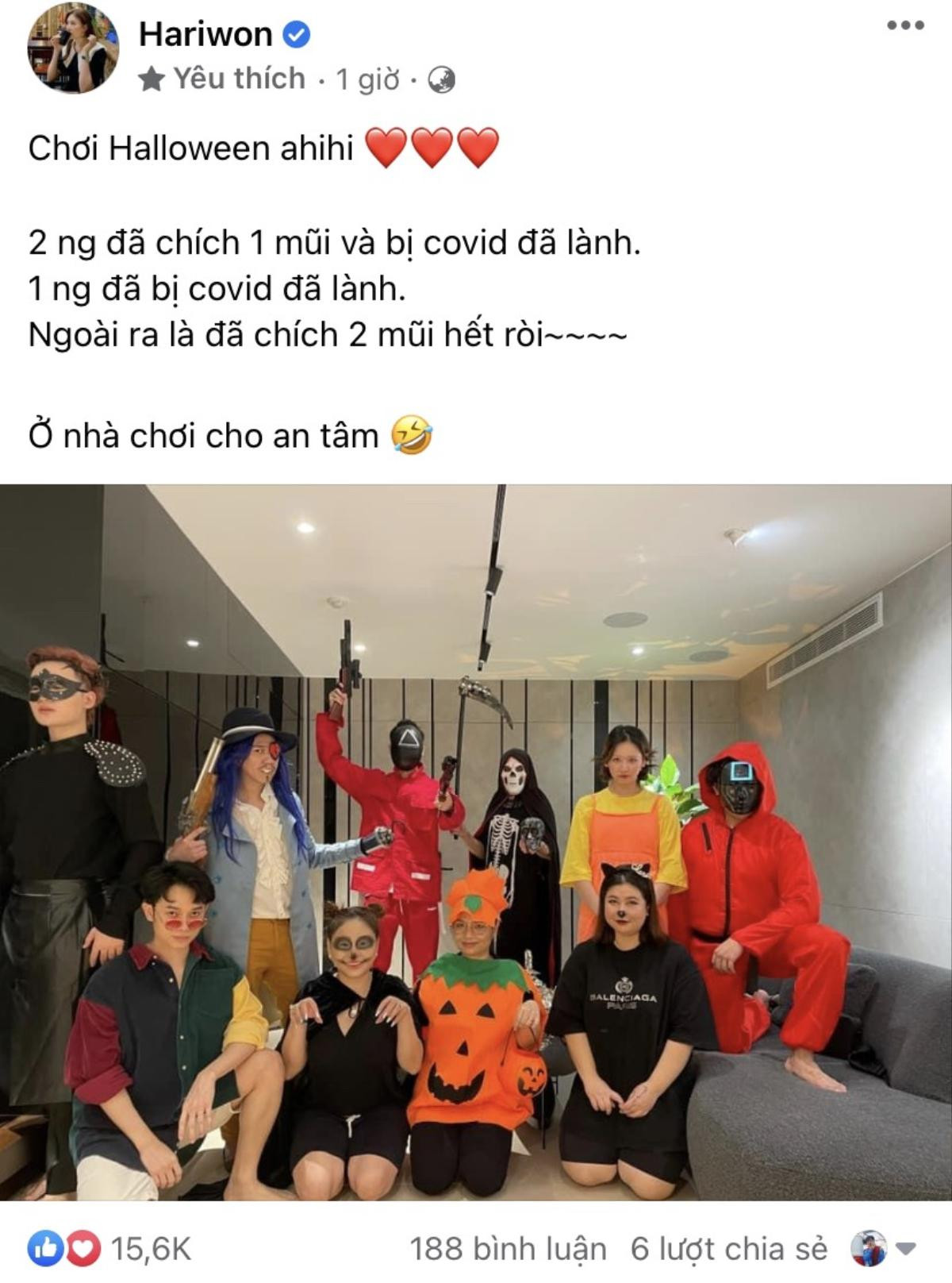 Hội bạn thân Trấn Thành đón Halloween phong cách Squid Game, tìm mãi mới biết nam MC hóa thân nhân vật gì Ảnh 2