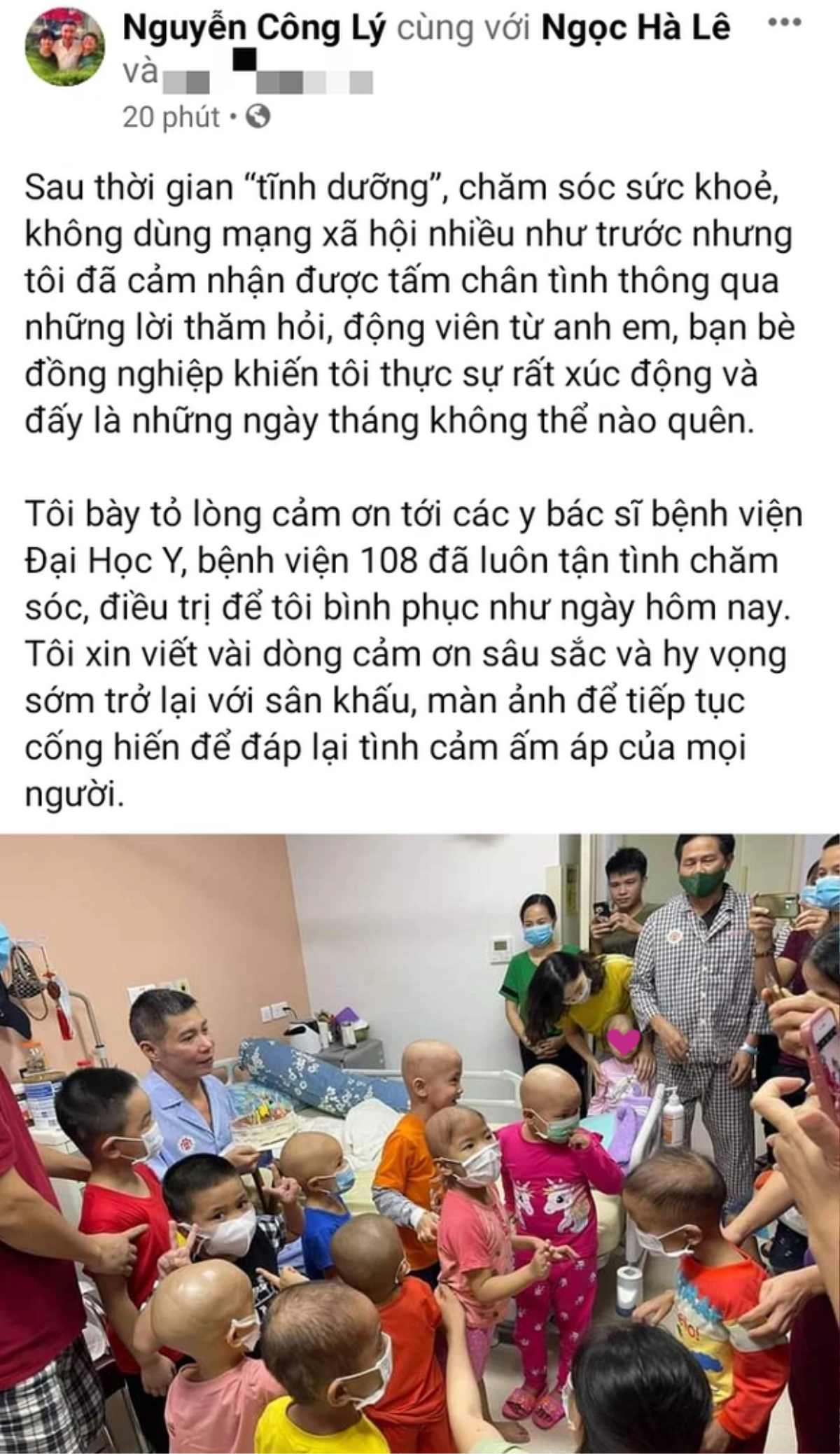 'Cô Đẩu' Công Lý lần đầu chia sẻ về khoảng thời gian nhập viện Ảnh 2