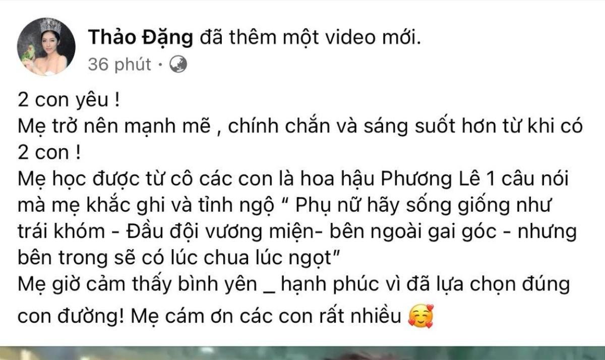 Đặng Thu Thảo cảm thấy 'bình yên vì lựa chọn đúng con đường', mạnh mẽ hơn khi có người đặc biệt bên cạnh Ảnh 2