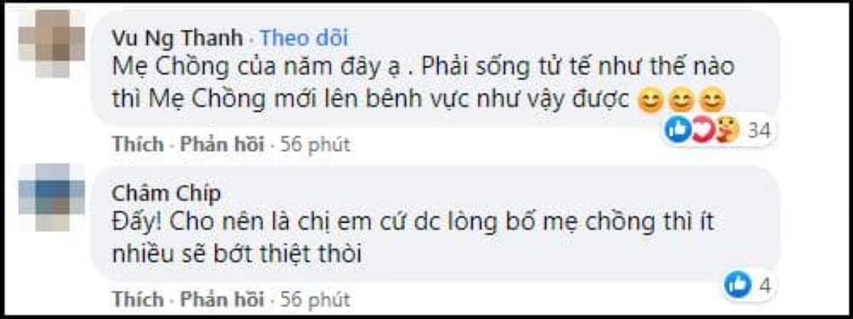 Chỉ một câu trả lời nhẹ nhàng, mẹ chồng Diệp Lâm Anh được phong ngay danh hiệu 'mẹ chồng quốc dân' Ảnh 3