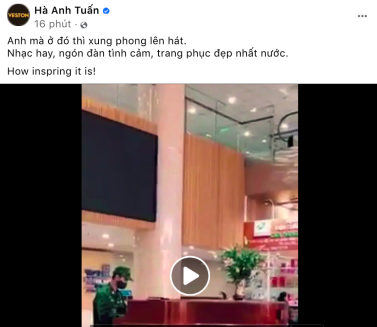 Phản ứng của Hà Anh Tuấn gây chú ý với video anh bộ đội đàn hit của mình tại bệnh viện Ảnh 4