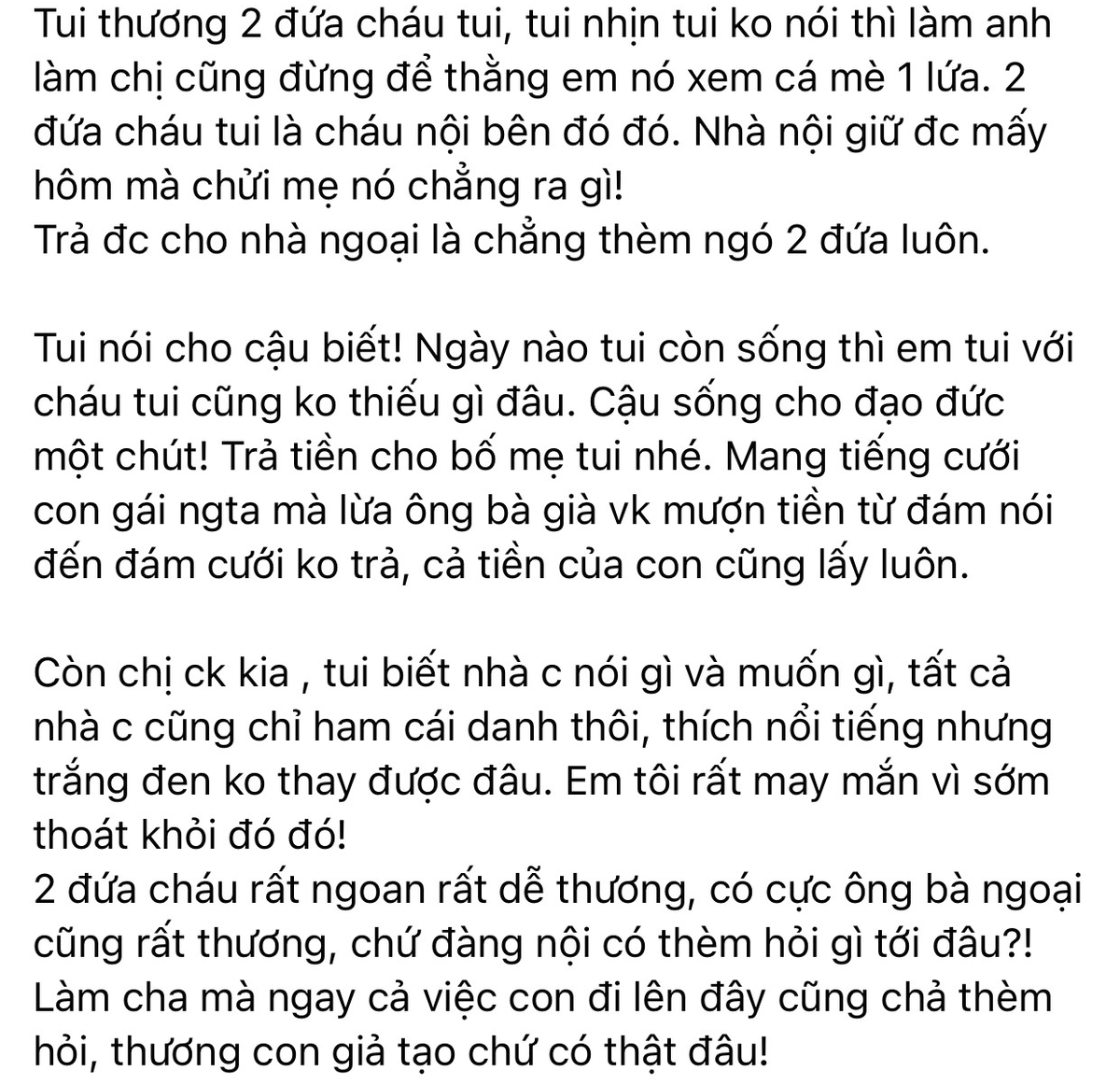 Chị gái Hoa hậu Đặng Thu Thảo nhắn nhủ ai đó: 'Nó lừa đủ kiểu thế kia, trả tiền cho bố mẹ tôi nhé' Ảnh 5