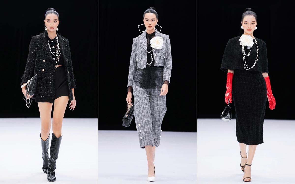 Sau lùm xùm hậu trường, Minh Tú, Thùy Dương, Hương Ly đụng độ nhau trên sàn catwalk Ảnh 14