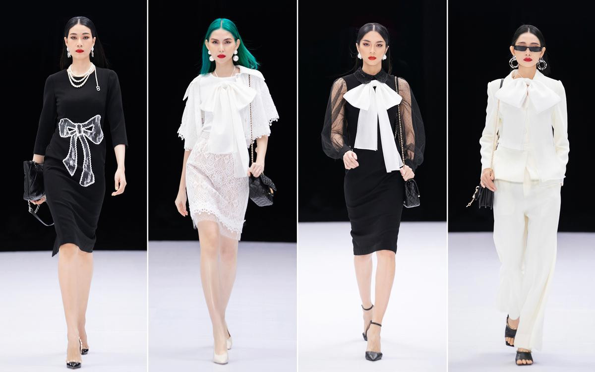 Sau lùm xùm hậu trường, Minh Tú, Thùy Dương, Hương Ly đụng độ nhau trên sàn catwalk Ảnh 3