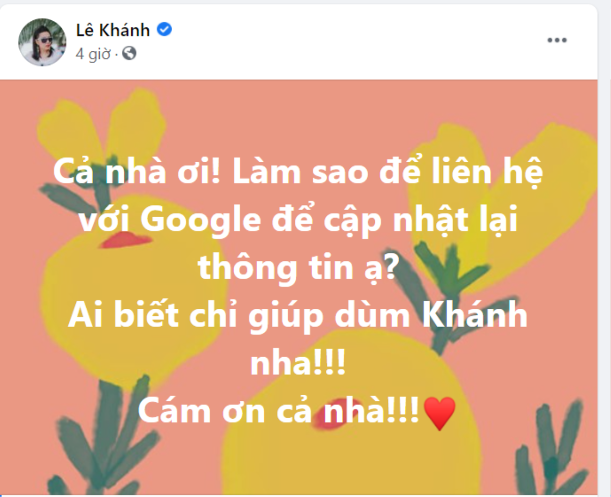 Lao đao vì thông tin sai trái, Lê Khánh 'cầu cứu' dân mạng và cái kết bất ngờ Ảnh 2