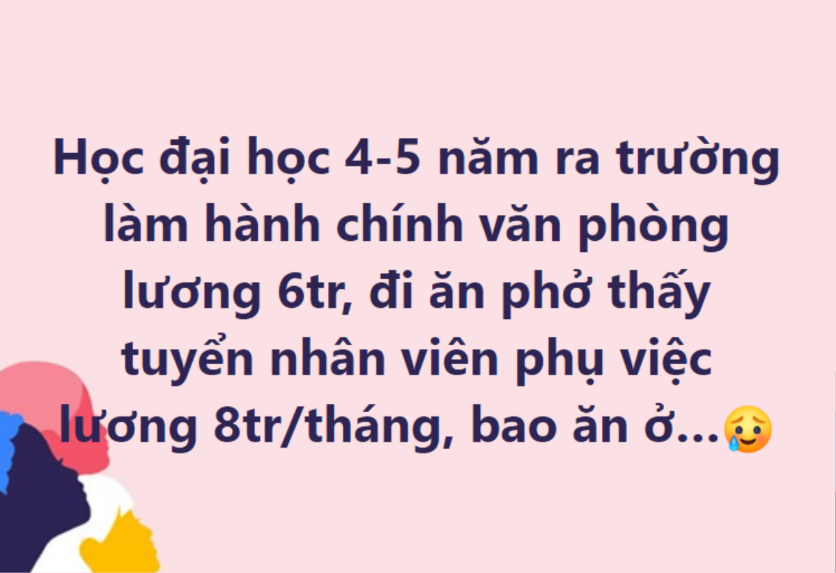 Tranh cãi dữ dội về mức lương sinh viên mới ra trường với nhân viên bê phở, ý kiến nào cho thỏa đáng? Ảnh 1