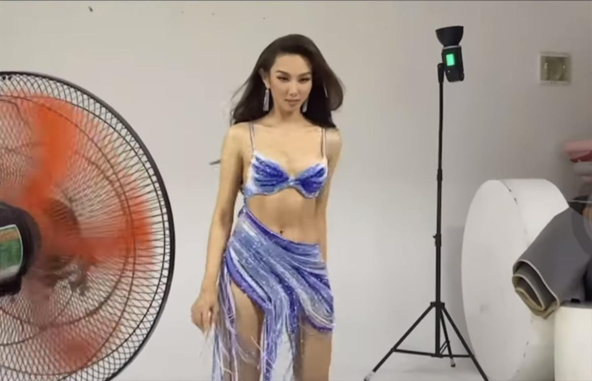 Thùy Tiên khoe hình thể nét căng trước ngày thi Miss Grand, clip hậu trướng sẽ không làm ai thất vọng Ảnh 4