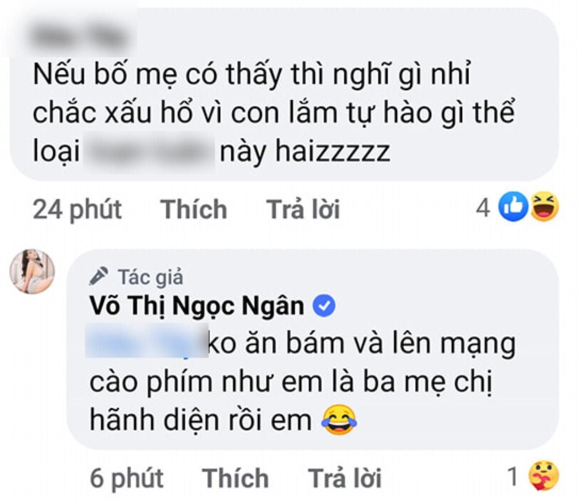 Ngân 98 khoe 'đôi gò bồng đảo' muốn trào ra ngoài, không ngại cãi tay đôi với anti-fan vì bị mắng Ảnh 4