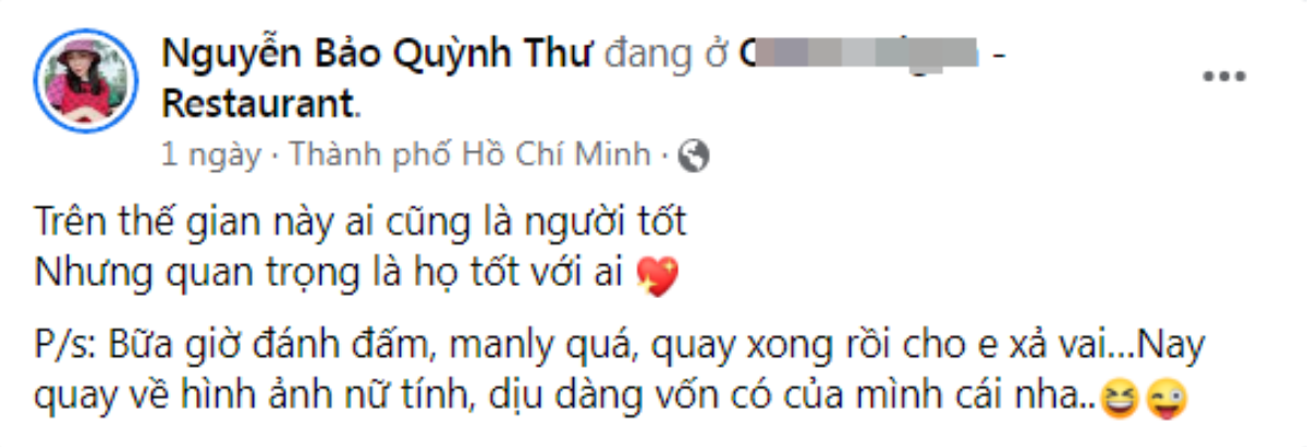 Quỳnh Thư xuất hiện nữ tính cùng tuyên bố chắc nịch sau sóng gió bị đồn là 'tiểu tam' Ảnh 2