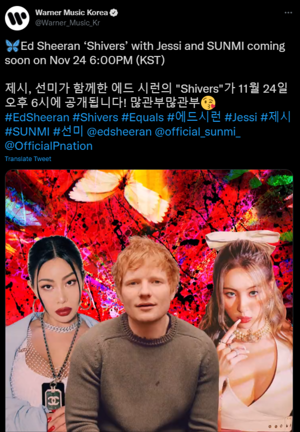 Sau BTS, Ed Sheeran tiếp tục hợp tác cùng 2 nữ nghệ sĩ đình đám Hàn Quốc Ảnh 4