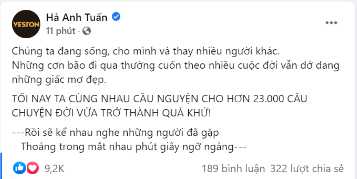 Nhiều sao Việt hướng về lễ tưởng niệm những đồng bào mất vì Covid-19 Ảnh 12