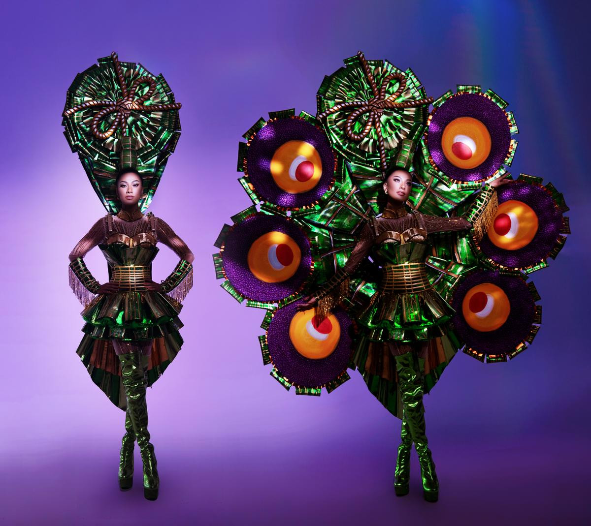 Cận cảnh National Costume 'Ai Tét Hônggg' của Kim Duyên, fan tấm tắc khen ngợi siêu phẩm có 1-0-2 Ảnh 7