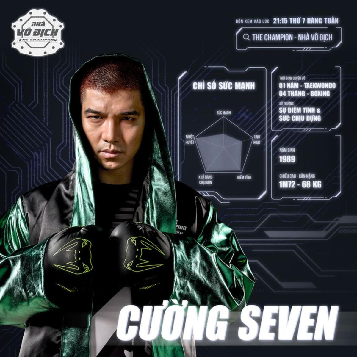 Cường Seven xác nhận trở thành 'tay đấm' tại The Champion, đã sẵn sàng 'lên sàn' để thực hiện hóa giấc mơ Ảnh 1