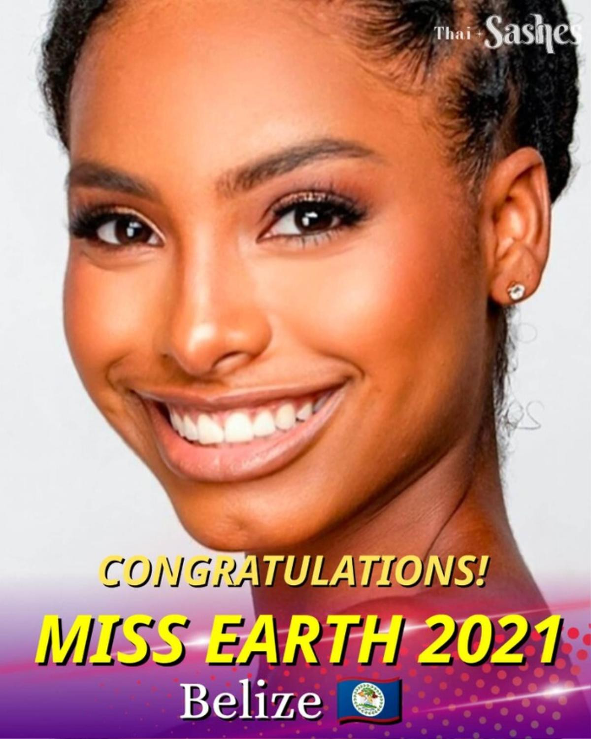 Hoa hậu Phương Khánh gửi lời chúc đến tân Miss Earth 2021 - mỹ nhân da màu Belize Ảnh 2