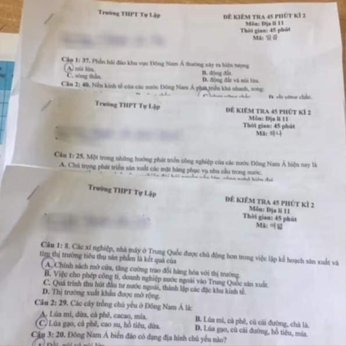 Nhận đề thi mà hội học sinh rủ nhau khóc thét: Mã đề 'bá đạo' từ tiếng Hàn đến cả lời bài hát đều đủ cả Ảnh 3
