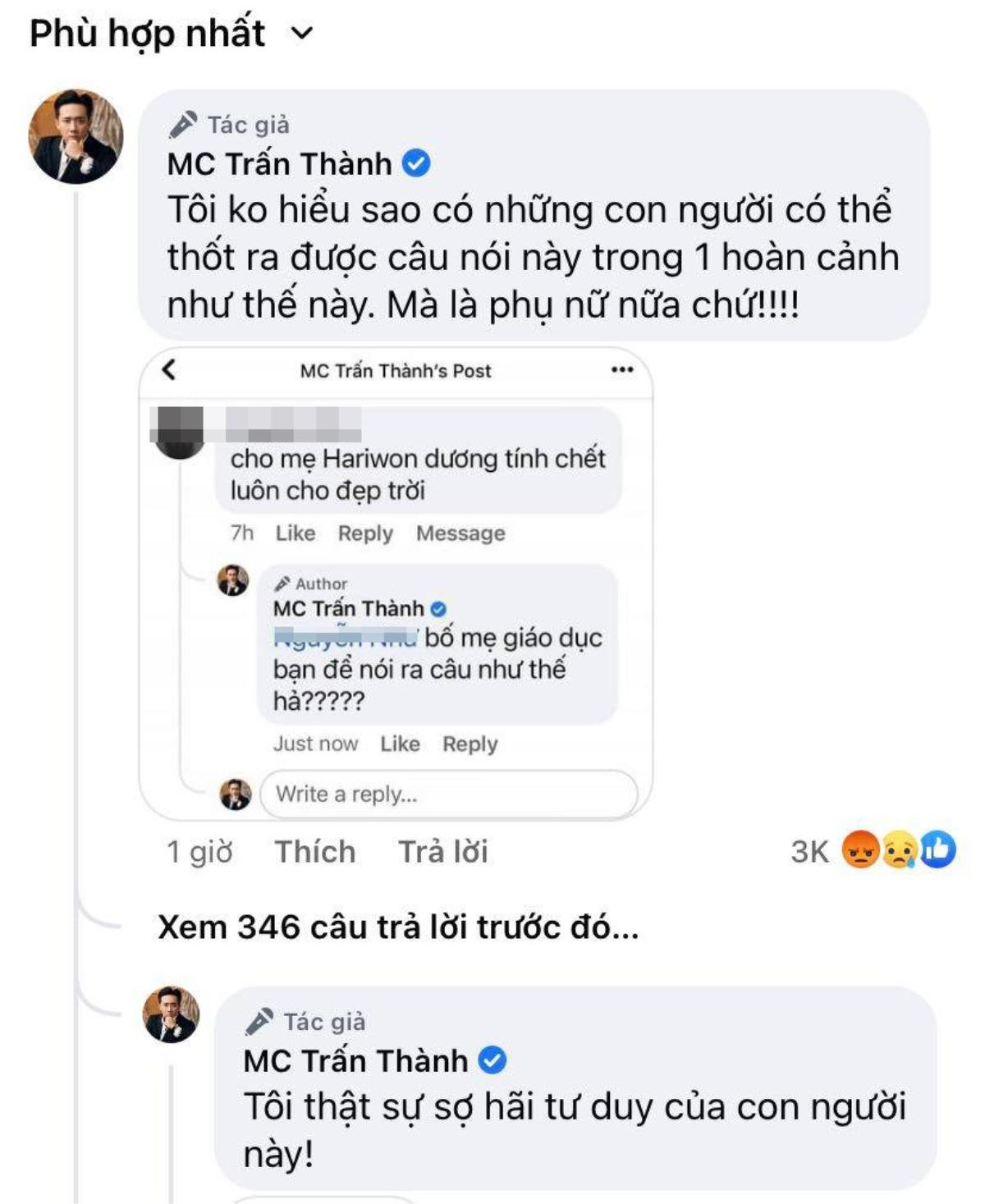 Trấn Thành bức xúc khi Hari Won bị trù 'dương tính' Ảnh 4