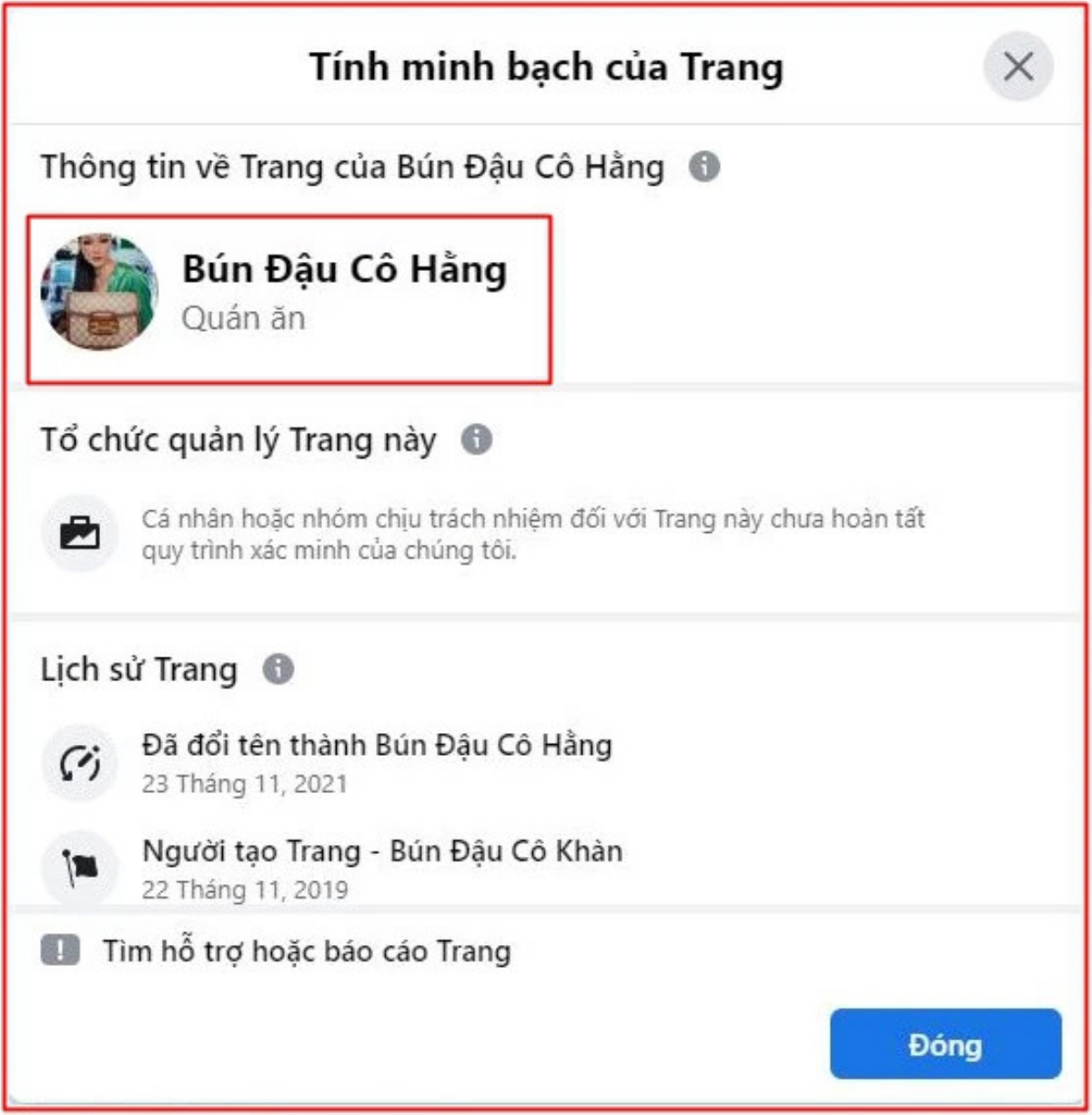 Quán ăn của Trang Khàn bị đổi tên thành 'Bún đậu cô Hằng', chính chủ bức xúc lên tiếng Ảnh 1