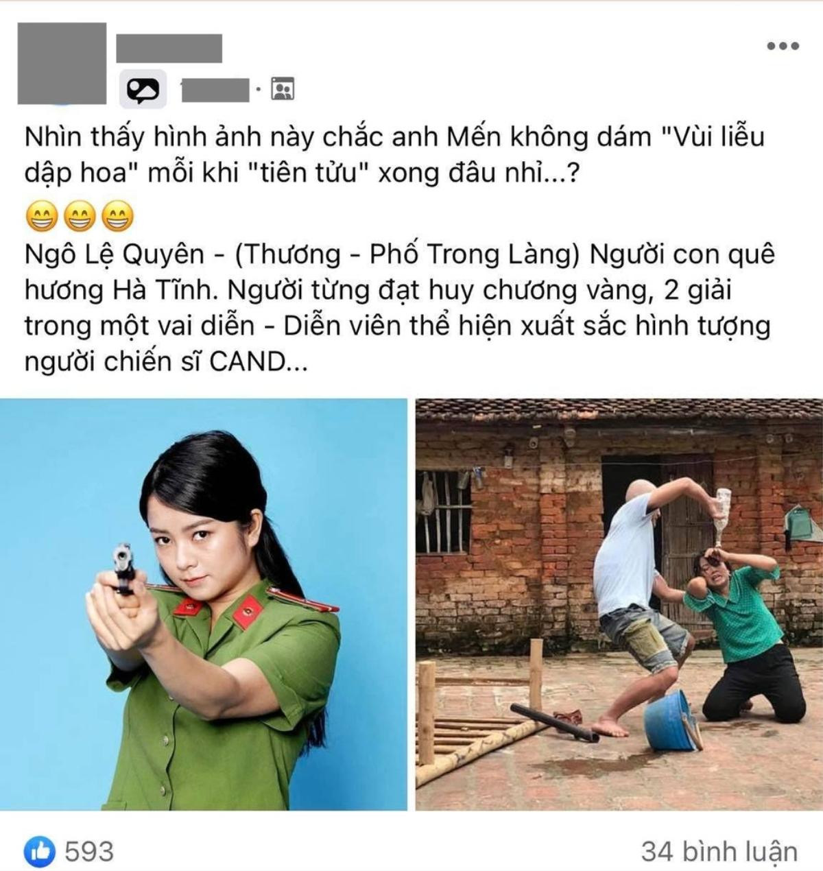 'Phố trong làng': Vợ Mến từng cực ngầu với vai công an, trung úy Hoàng hé lộ bí mật gây sốc Ảnh 11