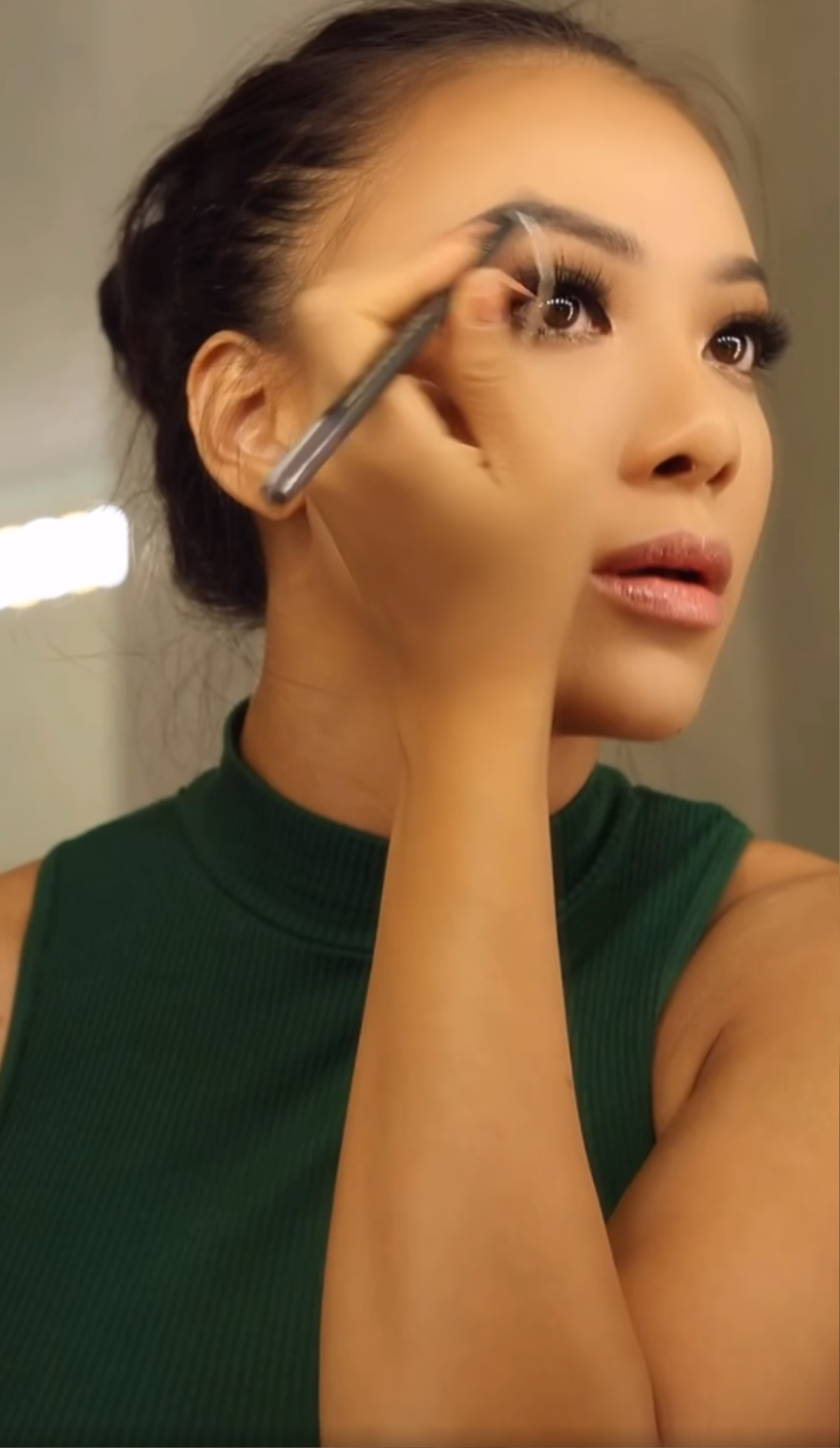 Kim Duyên luyện skill make up - làm tóc, còn tự bấm thời gian đo tốc độ mới thấy sự nỗ lực đến mức nào Ảnh 3