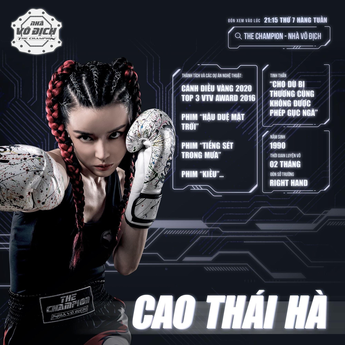 Cao Thái Hà là gương mặt nữ đầu tiên sẽ tham gia The Champion 2021 Ảnh 1